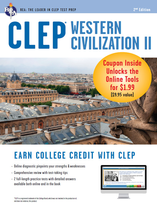 Title details for CLEP Western Civilization II with Online Practice Exams by Preston Jones - Wait list